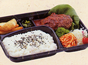 手ごねハンバーグ弁当