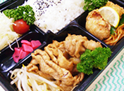 日替り焼肉&鶏唐揚弁当