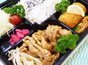 焼肉&エビクリームコロッケ弁当